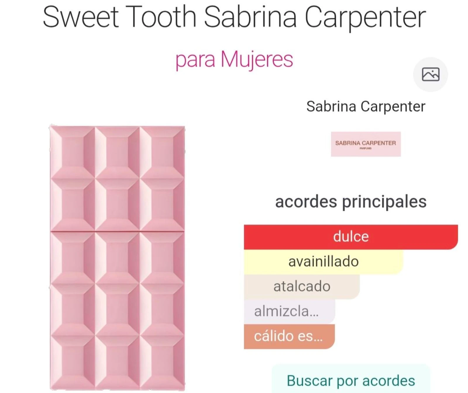 Perfume Seeet tooth de Sabrina Carpenter. – photo 6